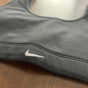 Nike Alate All U Light-Support Lightly Lined‎ Ribbed Sports Bra | S | Black